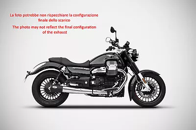 Exhaust Zard Steel Black Approved Moto Guzzi California 2014-19 • $1045.86