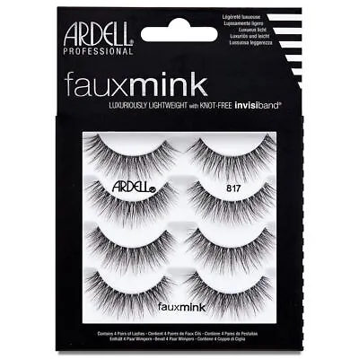 Ardell Faux Mink Lashes Black Multipack (4 Pairs) - 817 • £20.99