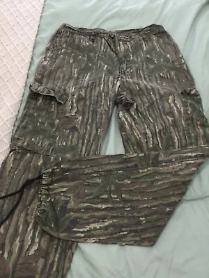 Liberty Cargo Pants Mens Camouflage Forest Hunting Size MR 34-36 • $17