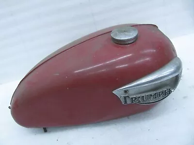 Vintage Original Triumph Motorcycle Gas Tank Fuel • $425