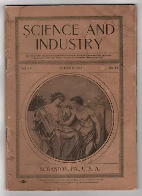 1902 Science Industry Illustrated Magazine Care Operation Steam Plants Scranton • $45