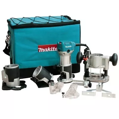 Makita RT0701CX3 1-1/4 HP Compact Router Kit With Dust Collection Attachments • $378.91