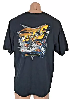 Vintage 2004 Sturgis Rally Ride It Like You Stole It Motorcycle T-Shirt Sz XL • $30