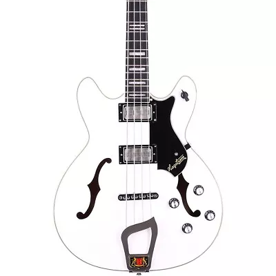 Hagstrom Viking Electric Bass Guitar White Refurbished • $1143.99