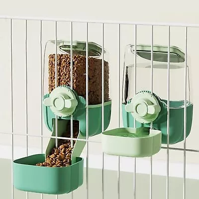 37oz Hanging Automatic Rabbit Feeders For Cages Gravity Cat Food Dispenser Bu... • $28.66