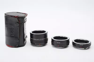 Vivitar Extension Tube Set 12mm/20mm/36mm Set 3 Tubes+Olympus OM+WORK GREAT+NICE • $16.95