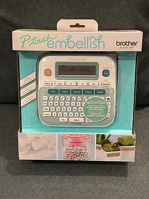 Brother P-touch Embellish Ribbon & Tape Label Printer • $35