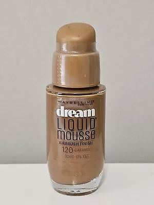 Maybelline Dream Liquid Mousse Airbrush Finish Foundation #120 Caramel • $21.21