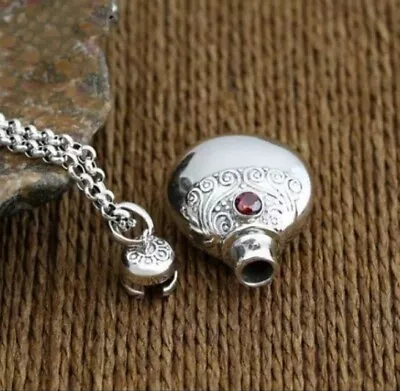 Cremation Jewellery Urn Necklace Heart Pendent Ashes Locket Memorial Keepsake • £9.88