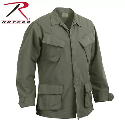 Rothco Vintage Vietnam Fatigue Shirt Rip-Stop - Olive Drab Tiger Stripe • $55.99