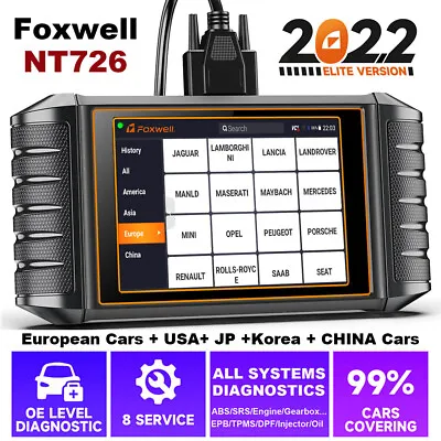 $340.83 • Buy FOXWELL European Car OBD2 Scanner Full Systems Diagnostic Tool For Mercedes Benz