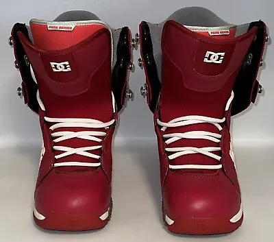 2012 DC Park Series Snowboard Boots Men’s Size 9.5 - Red • $99.99