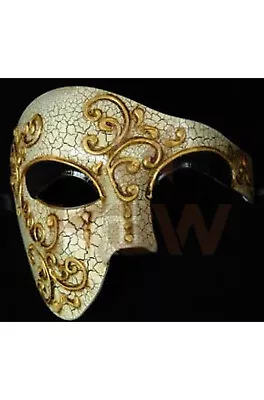 Venetian Gentleman Half Mask • $11.46