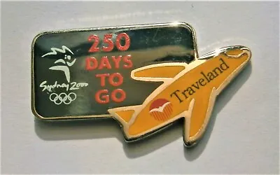 £4.99 • Buy H782:) Enamel Sydney Olympics 2000 Olympic Games Traveland Badge Tie Lapel Pin