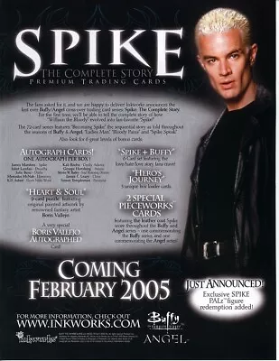 Spike : The Complete Story Promo Sell Sheet • $5