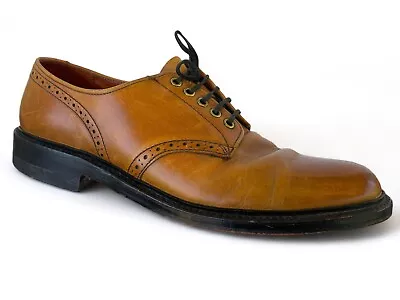 Vtg LL Bean O’Sullivan’s Oxford Brogue Lace Up Shoes Men’s Caramel Brown Sz 12D • $64.99