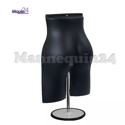 Black Mannequin Female Butt Form With Stand & Hook For Hanging  • $50.59