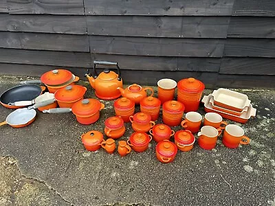 Le Creuset Cast Iron Saucepan Cookware Set & Kitchenware Set 29pcs • £195