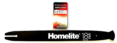 New Oem 18  Homelite Bar Free Chain Fits  24 240sl 240hg 245 245sl 3/8  64dl • $39.95