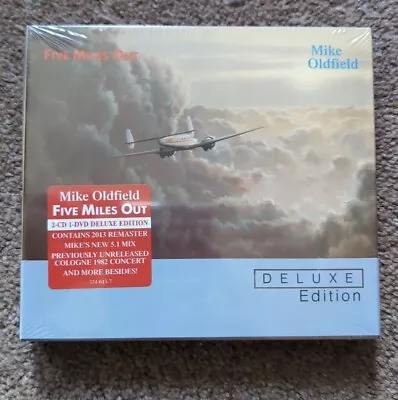 Mike Oldfield - Five Miles Out - 5.1 Deluxe Edition 2CD & DVD - 2013 - New • £75