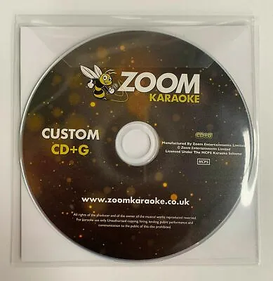£9.95 • Buy Zoom Karaoke CD+G Disc - Pop Chart Picks 2021 (Part 3) - 15 Big Pop Hits