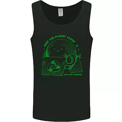 Keep The Planet Clean Climate Change Mens Vest Tank Top • £10.49