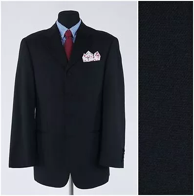 Mens Vintage Tuxedo Blazer 40R UK Size ANGELO LITRICO Wool Sport Coat Jacket • $69.99