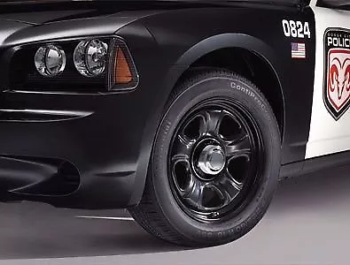 Dodge Charger Challenger Chrysler 300 Police Steel Black Wheel 18  X 7.5  Mopar • $384.96