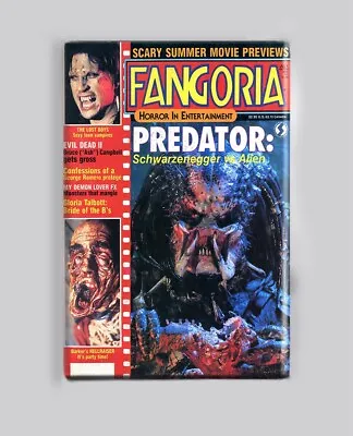 PREDATOR / FANGORIA MAGAZINE - 2 X3  POSTER MAGNET Vhs Schwarzenegger 1987 • $6.99
