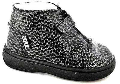 £17.95 • Buy Buckle My Shoe Black Leather Lizard Print Boys Ankle Boots Uk Infant 2 - Eur 18