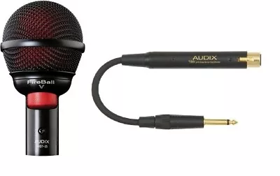 Audix Fireball V Harmonica Mic(Volume Control) & Audix T50K Matching Transformer • $164