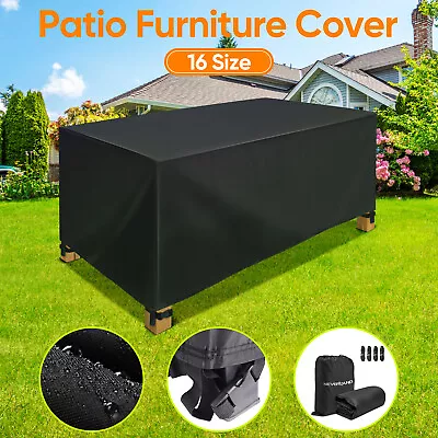 Heavy Duty Waterproof Garden Patio Furniture Cover For Rattan Table Cube Outdoor • £7.99