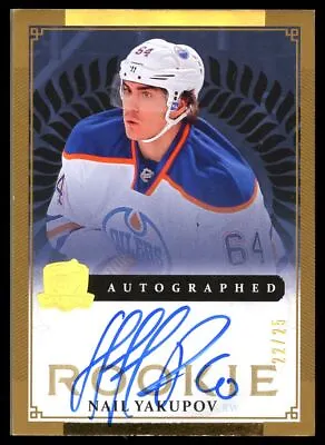 2013-14 The Cup Gold Rainbow AUTO #186 Nail Yakupov /25 Rookie RC • $19.99