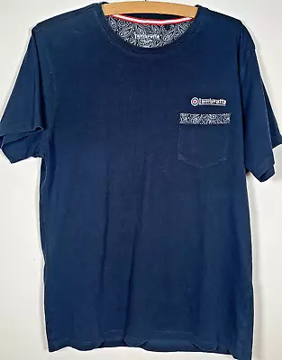 Lambretta T Shirt Mens Large Blue Mod BlueMotorcycle Scooter British Way Of Life • £8.18