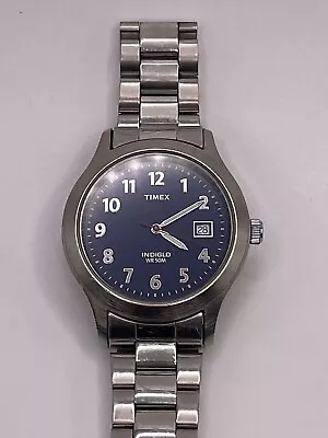 Timex Men’s Indigo Blue Dial Dress Watch • $15.50