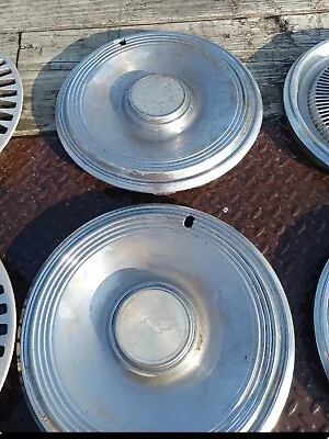 Set Of 3 Vintage Chevy Hubcap Wheels Covers 15 Inch • $15
