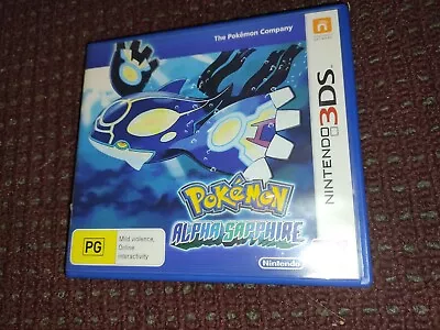 Pokemon Alpha Sapphire - Nintendo 3DS - Tested & Working - W/Manual • $84.99