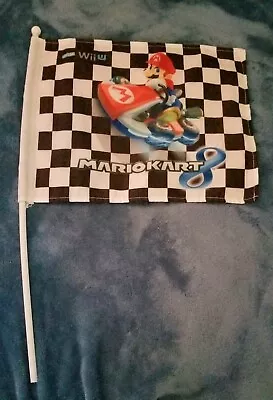Mario Kart 8 Promo Store Display Race Flag Double Sided Nintendo Mario  • $15