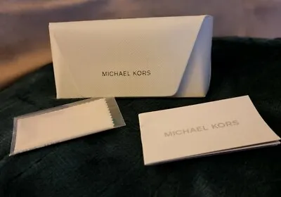 Michael Kors White Authentic Eyewear Eyeglasses Glasses Case NEW • $10.40