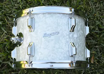 VINTAGE Rogers POWERTONE 13  WHITE MARINE PEARL WMP TOM For YOUR DRUM SET! J540 • $584.95