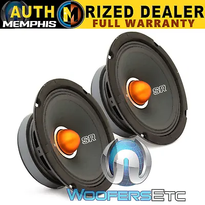 Pair Memphis Srxp62 6.5  250w Component Mids Pro Spl Speakers 6 1/2  Car New • $119.98