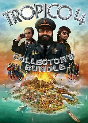 Tropico 4 Collector's Bundle Includes All DLC - Steam PC Key (NO CD/DVD) • $4.99