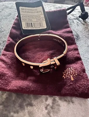 Mulberry Tillie Rose Gold Metal Bracelet One Size Worn Once   • £100