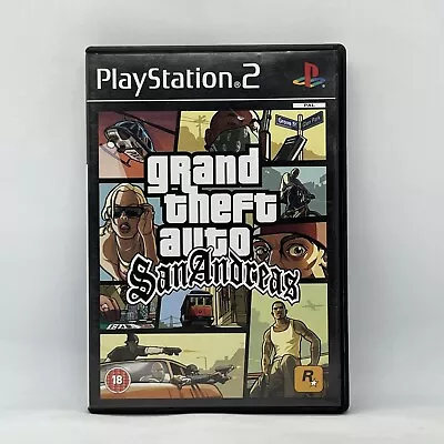 Grand Theft Auto San Andreas GTA Rockstar PS2 Sony PlayStation Game PAL • $39.95