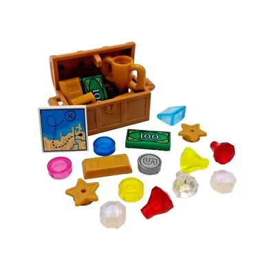 LEGO® Treasure Chest & Map & Jewels Minifigure Pirate Furniture Accessory • £3.99