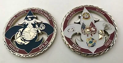 Usmc Marine Corps Detachment Keesler Afb Ms Gcams Challenge Coin Non Msg Police • $89.71