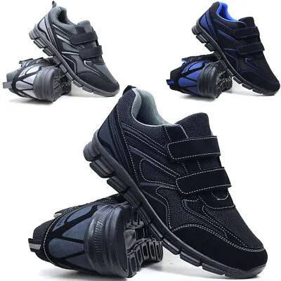 Mens Casual Trainers Memory Foam Wide Fit Walking Running Sports Gym  Shoes Size • £14.95