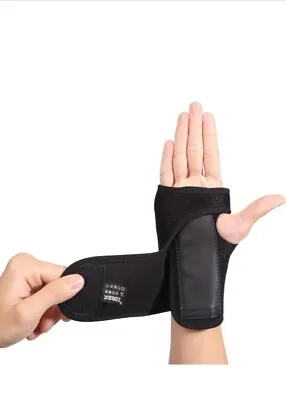 AOLIKES Wrist Hand Support Splint Palm Brace For Carpal Tunnel Right & Left Hand • £6.49