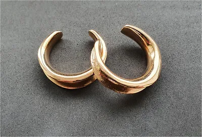 Rose Bronze Ear Spreader Saddle Crescent Platform Stretchers Tunnels 6mm - 30mm • £34