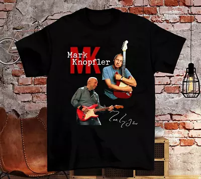 Rare MARK KNOPFLER Signature Gift For Fan Cotton Black Men S To 5XL • $18.99